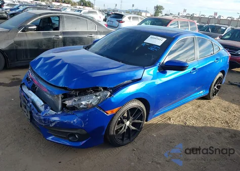 2017 Honda Civic Ex-T from USA, damaged, VIN 2HGFC1F37HH649599